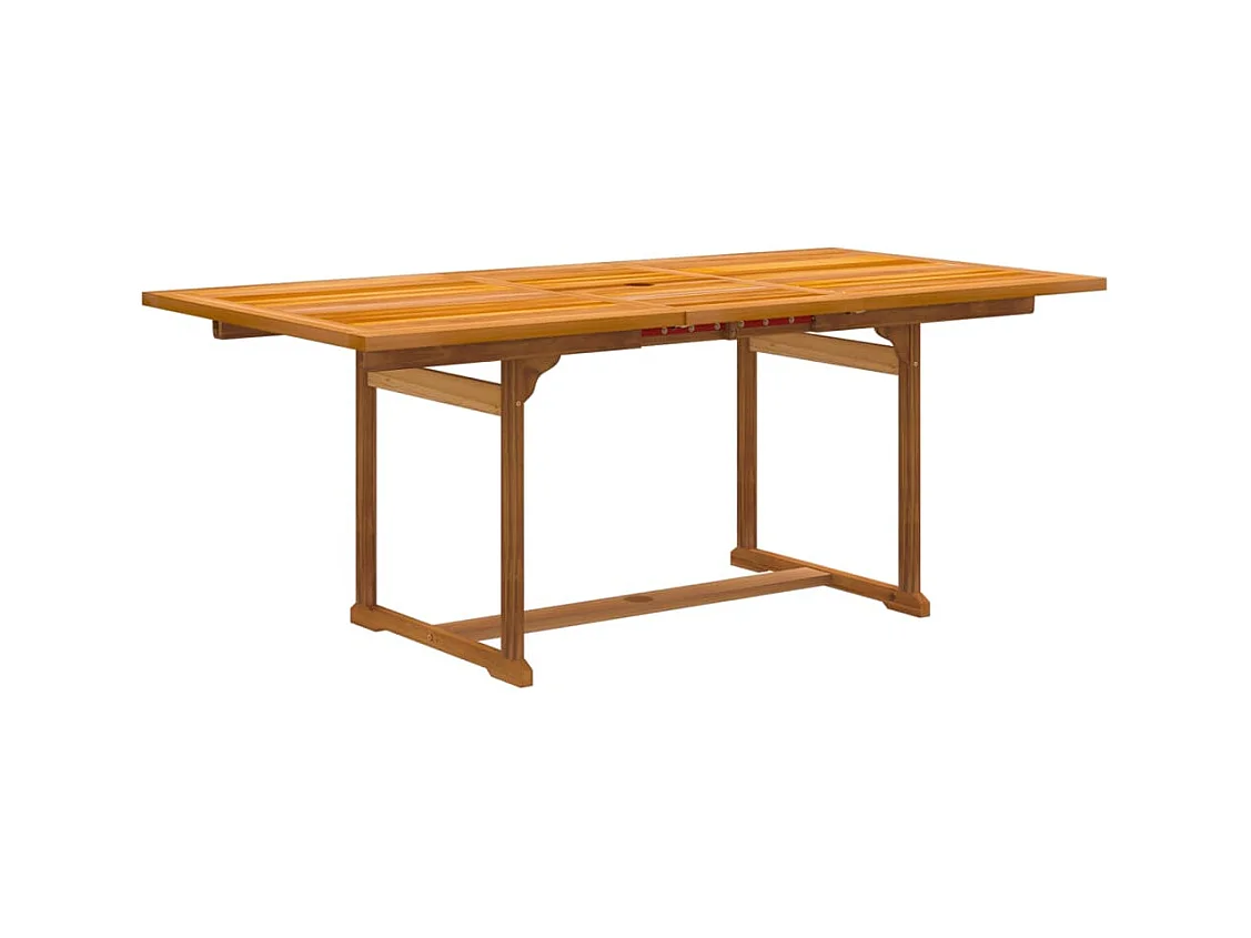 Yljo  Ensemble à manger de jardin 5pcs bois d'acacia solide textilène