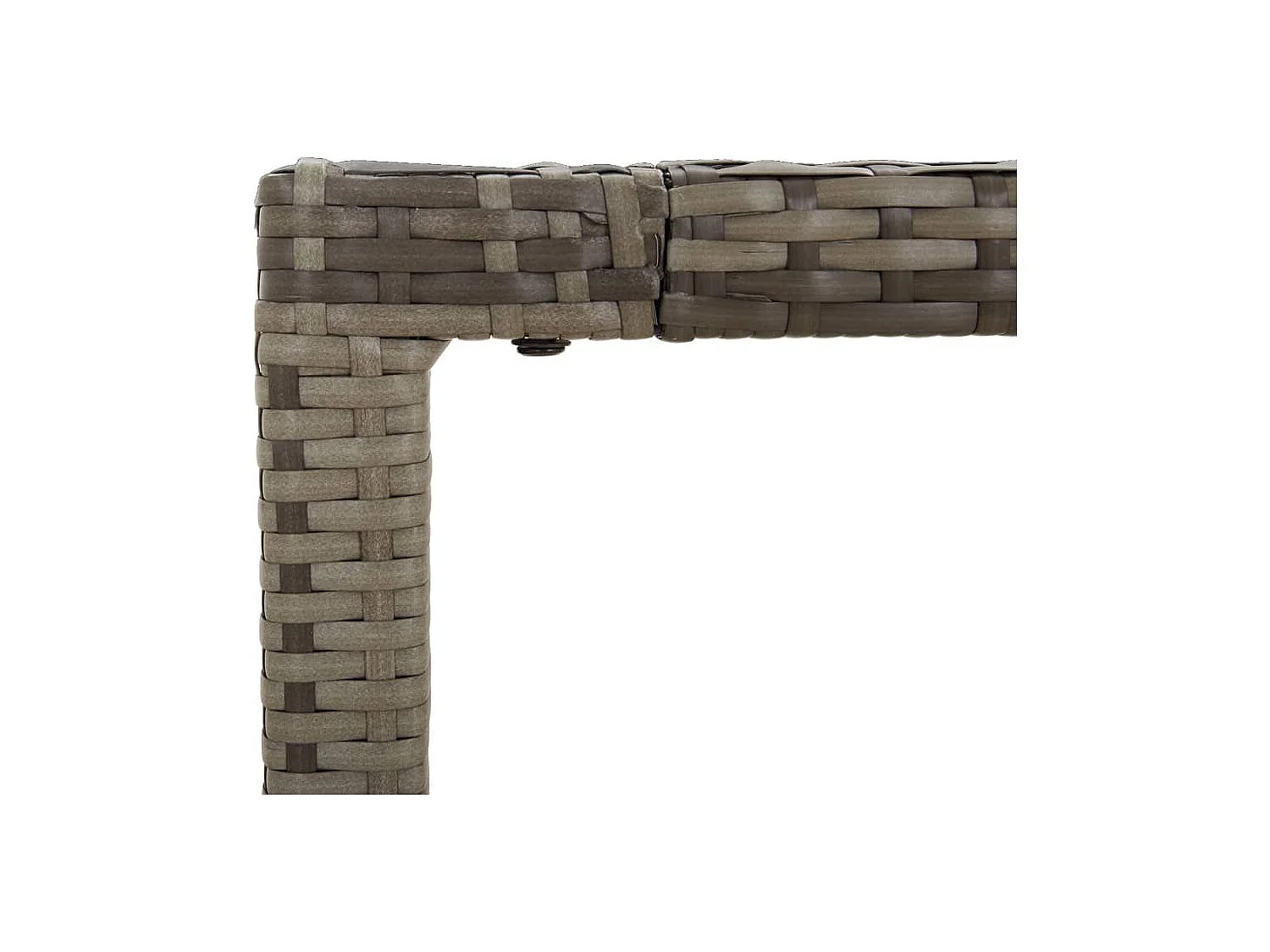 Adrien-Paul  7-delige Tuinset met kussens poly rattan grijs