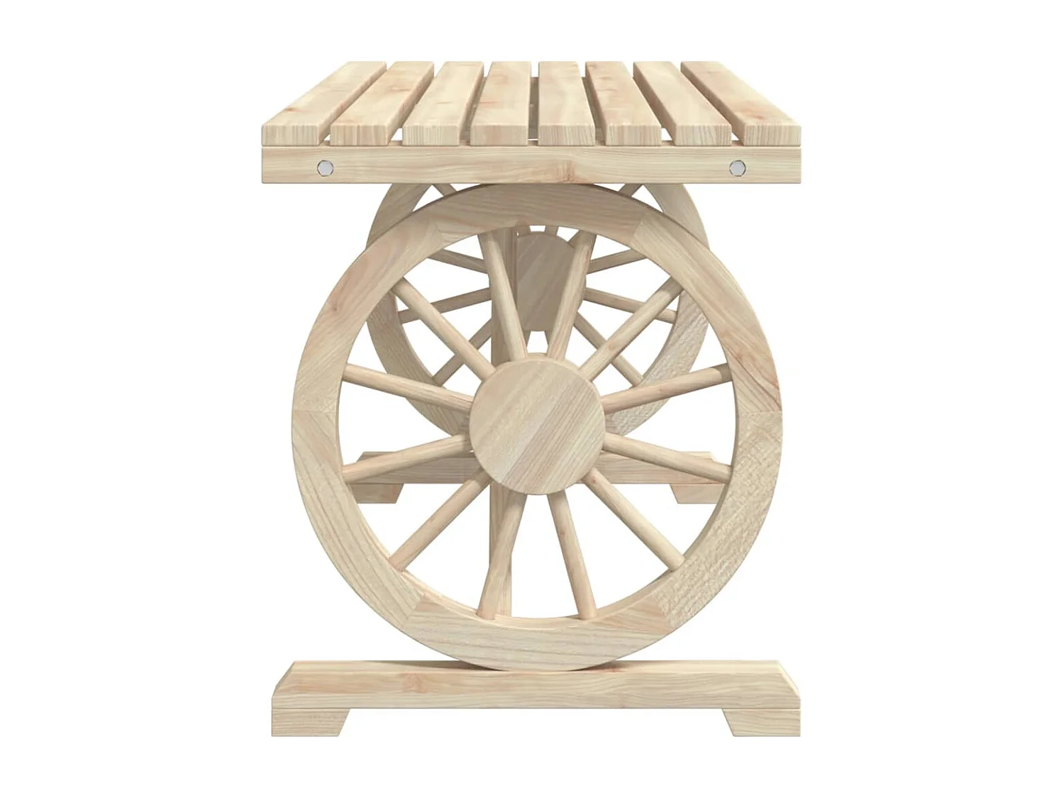 Berthe  Ensemble à manger de jardin 5 pcs bois de sapin massif