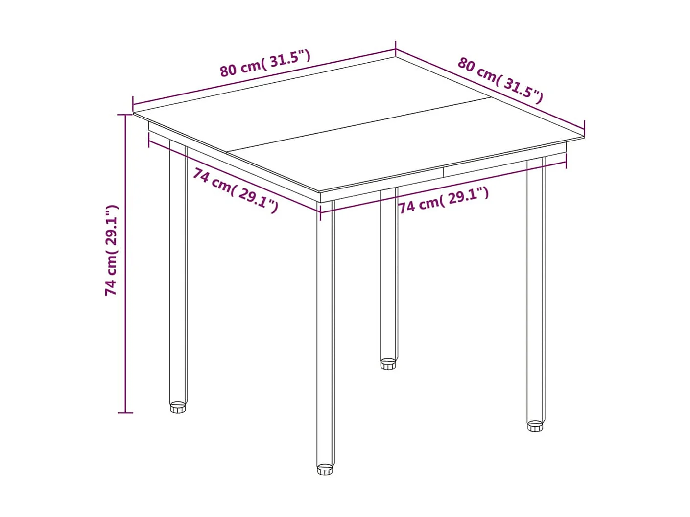 Rion  Ensemble à manger de jardin coussins 3 pcs Résine tressée Verre
