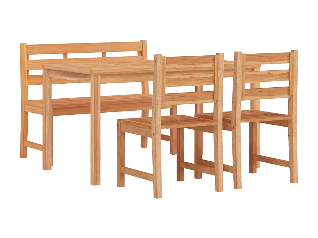 Prolenta Premium -  4-delige Tuinset massief teakhout