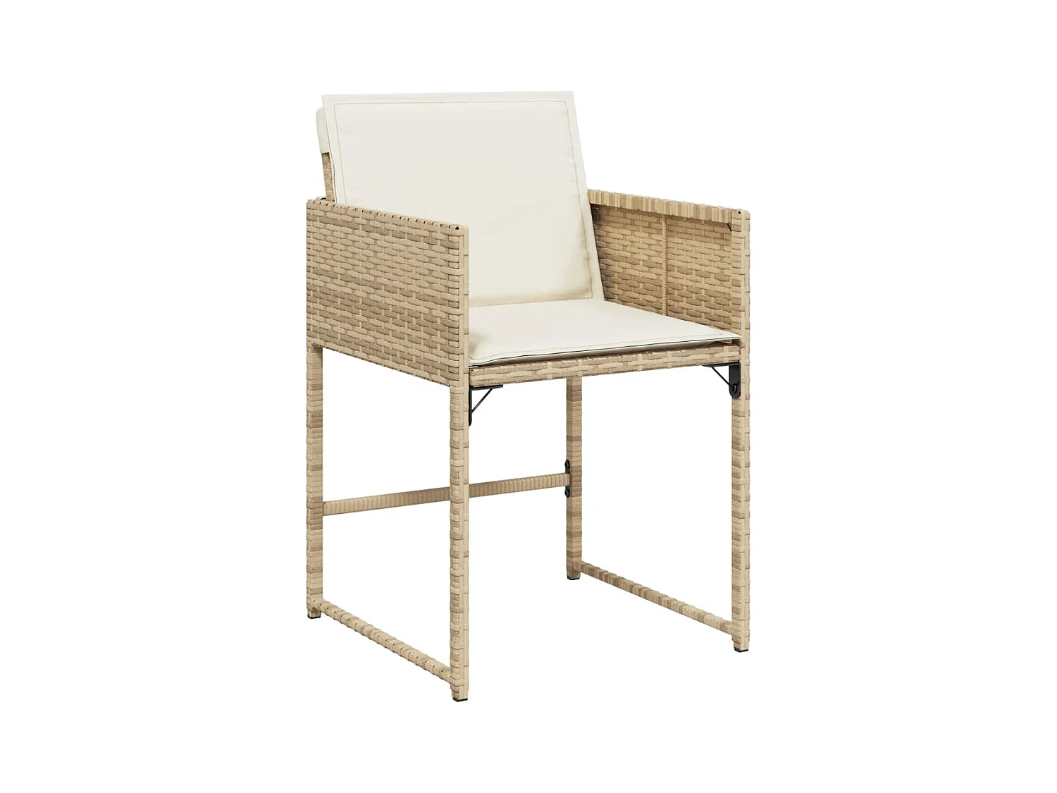 Brienne  9-delige Tuinset met kussens poly rattan beige