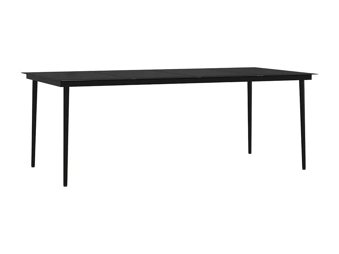 Coole  7-delige Tuinset met kussens zwart