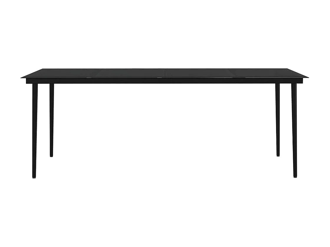 Coole  7-delige Tuinset met kussens zwart