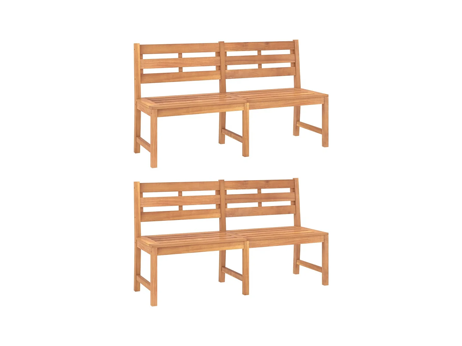 Addison Lee  Ensemble à manger de jardin 3 pcs Bois de teck massi