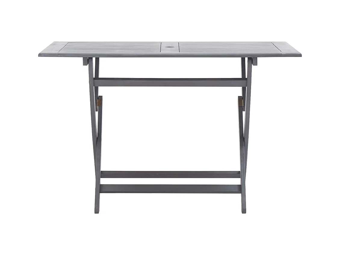 Warrington  Ensemble à manger de jardin 7 pcs Bois d'acacia massif Gris