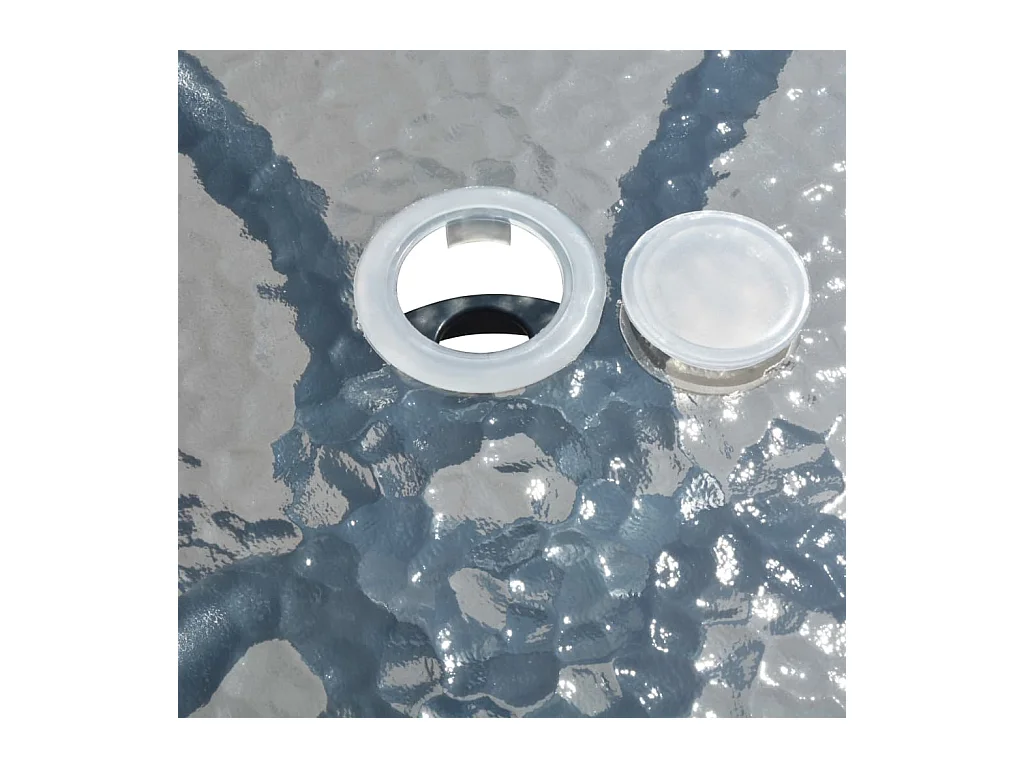 Garden Furniture -  Mobilier de salle à manger d'extérieur 5 pcs Acier Noir