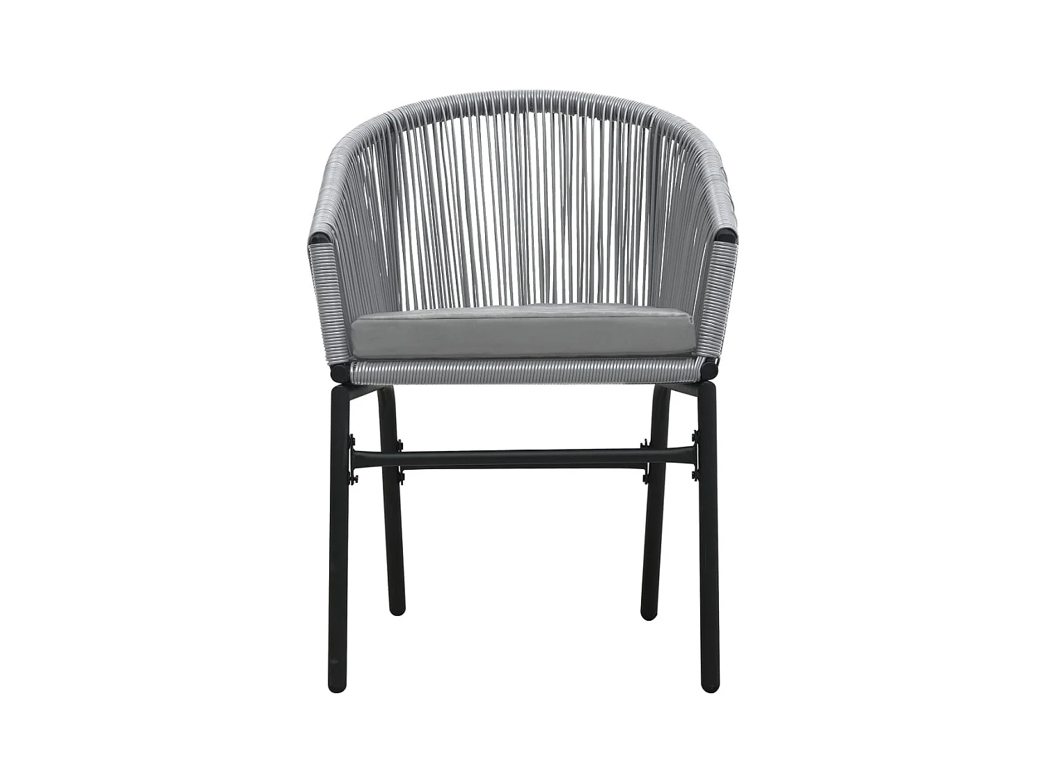Florentin  Ensemble à manger de jardin 9 pcs Gris