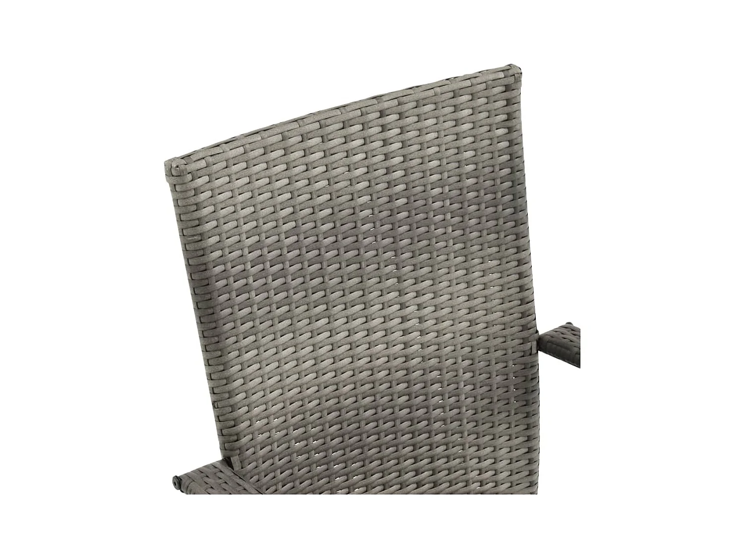 Asli  Ensemble à manger de jardin 5 pcs Gris