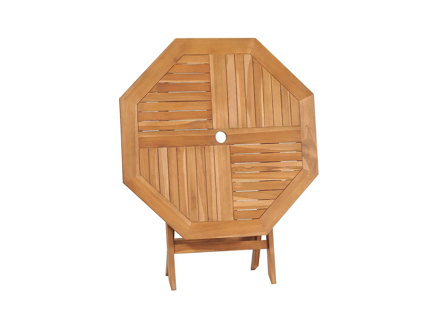 Cymir  Ensemble à manger de jardin 5 pcs Bois de teck massif