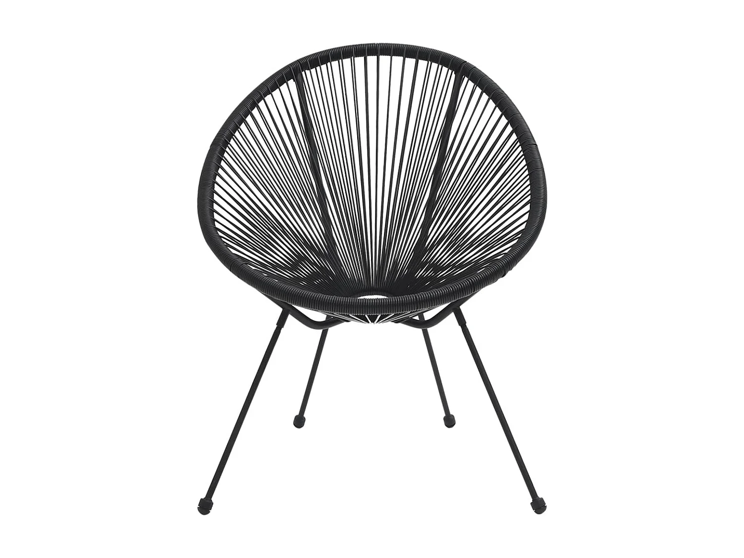 Uthir  Ensemble à manger de jardin 3 pcs Noir