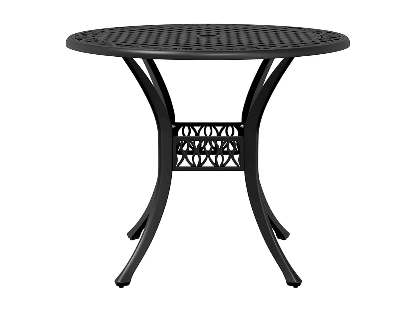 Prolenta Premium -  Ensemble à manger de jardin 5 pcs noir aluminium coulé