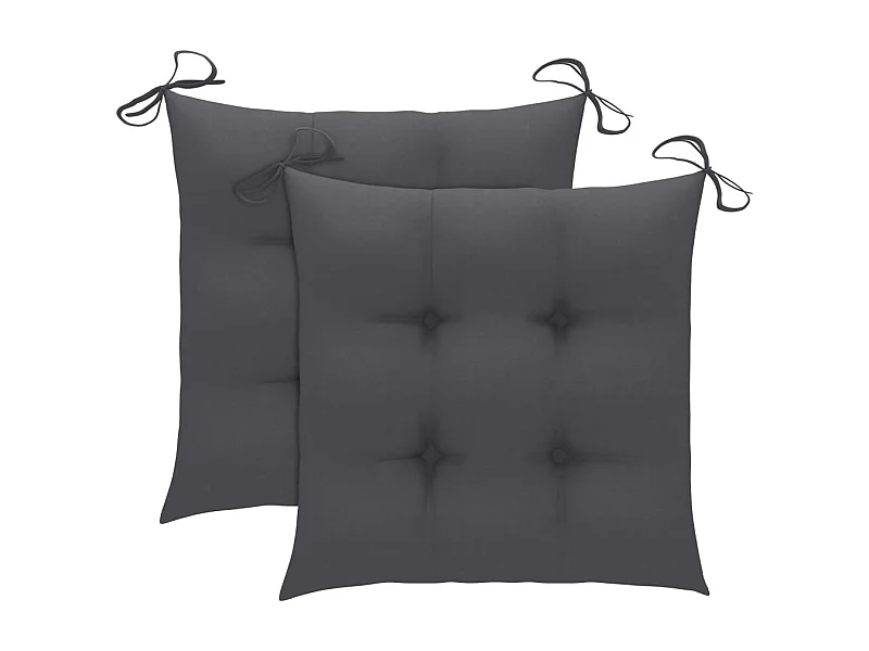 Xylmir  Ensemble à manger d'extérieur pliable avec coussin 3 pcs Teck