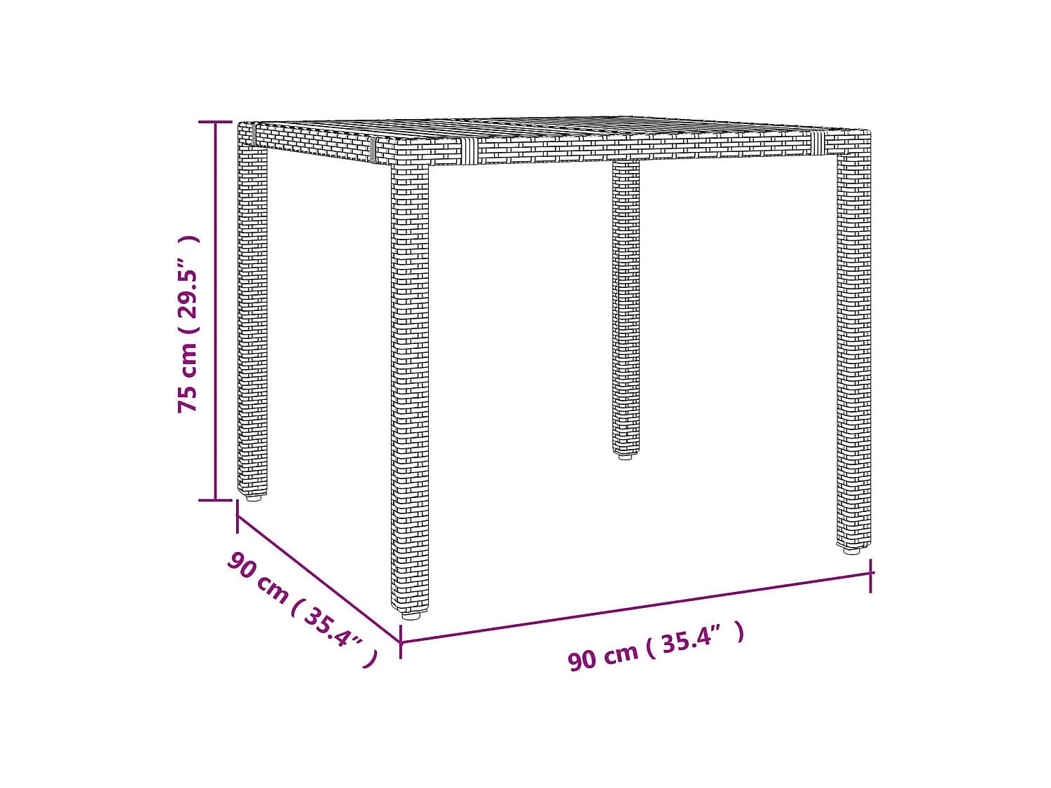 Arvild  Ensemble à manger de jardin avec coussins 3 pcs Noir