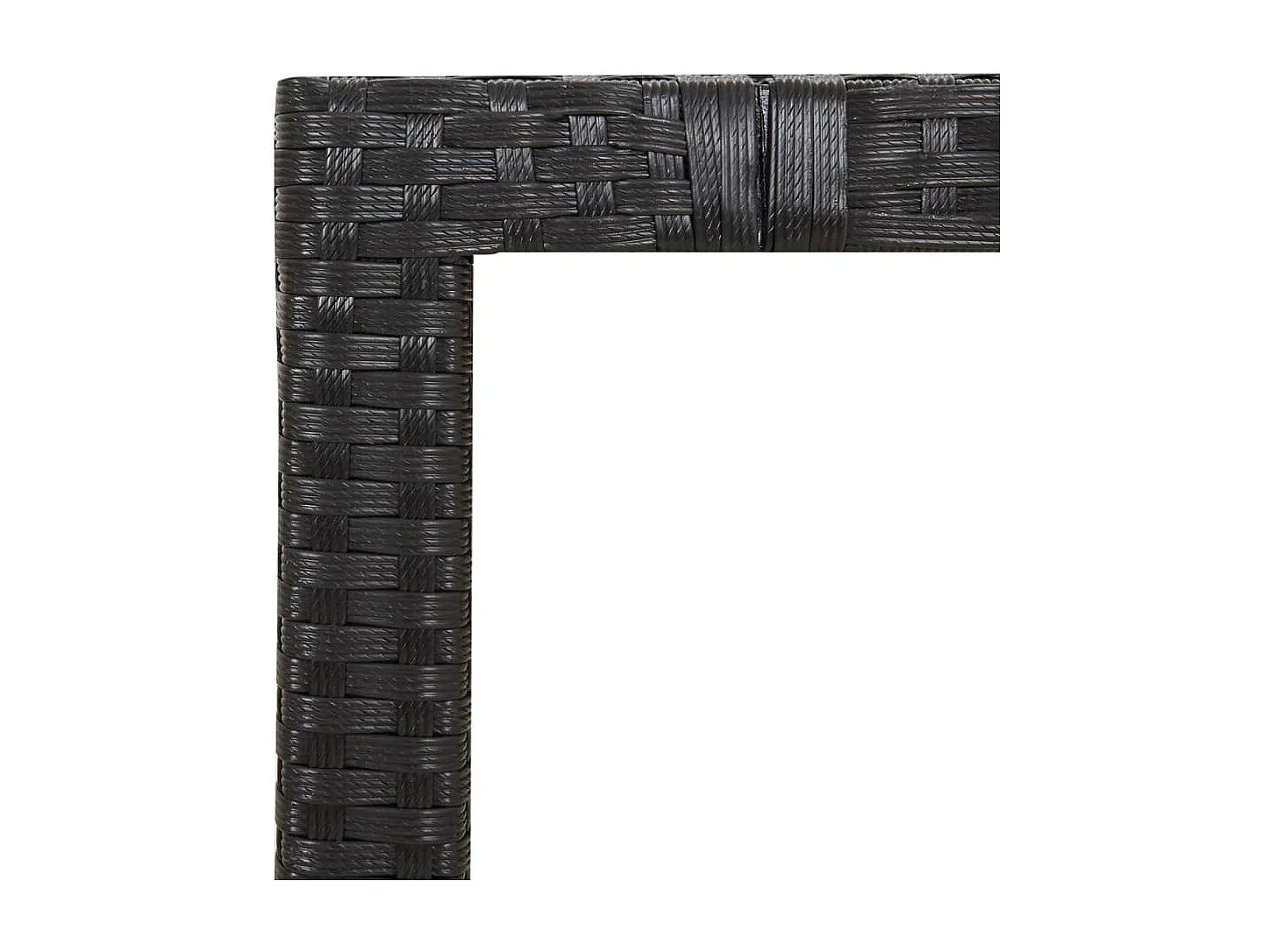 Arvild  Ensemble à manger de jardin avec coussins 3 pcs Noir