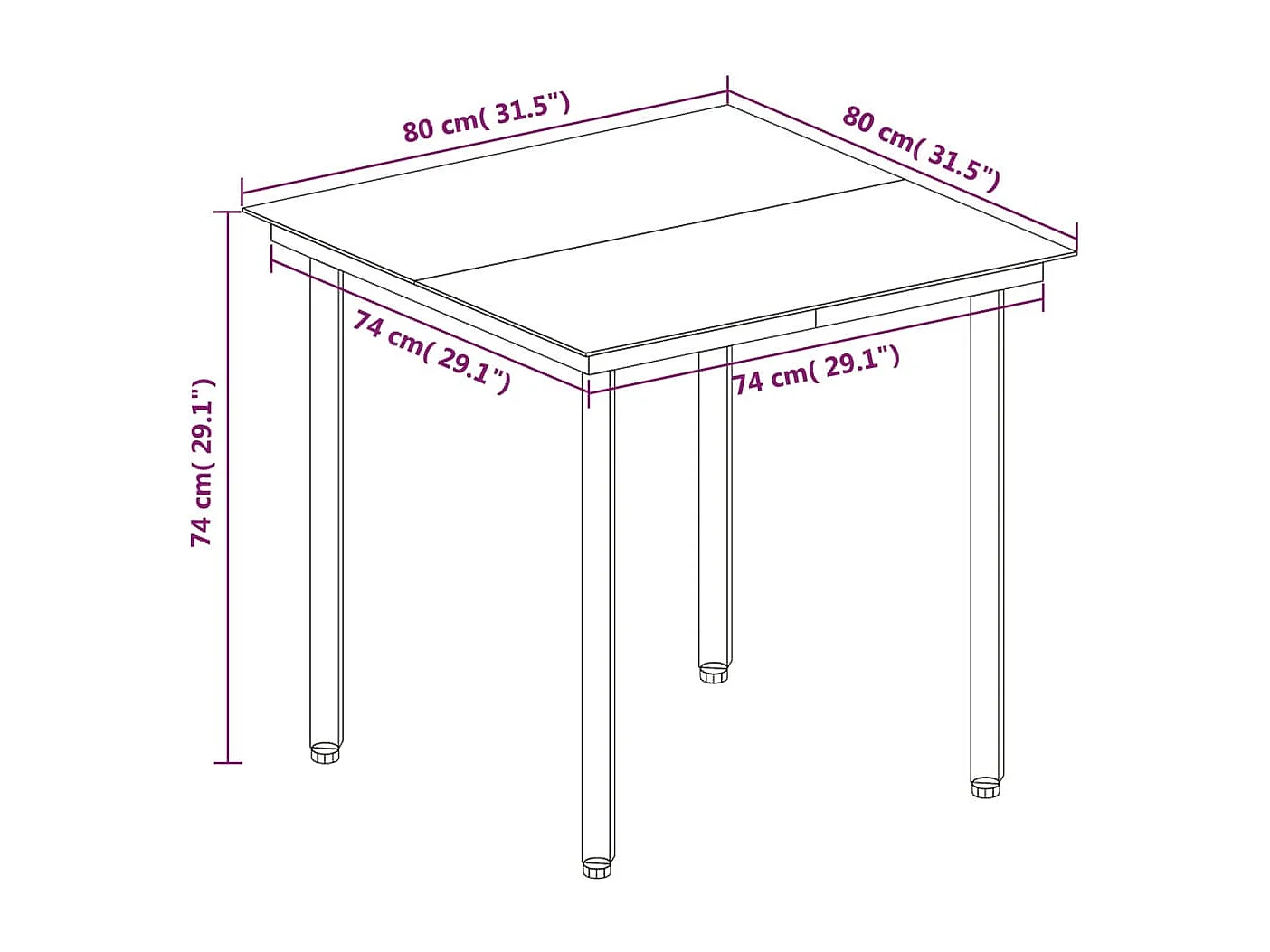 Garden Furniture -  Ensemble à manger de jardin coussins 3 pcs Résine tressée Verre