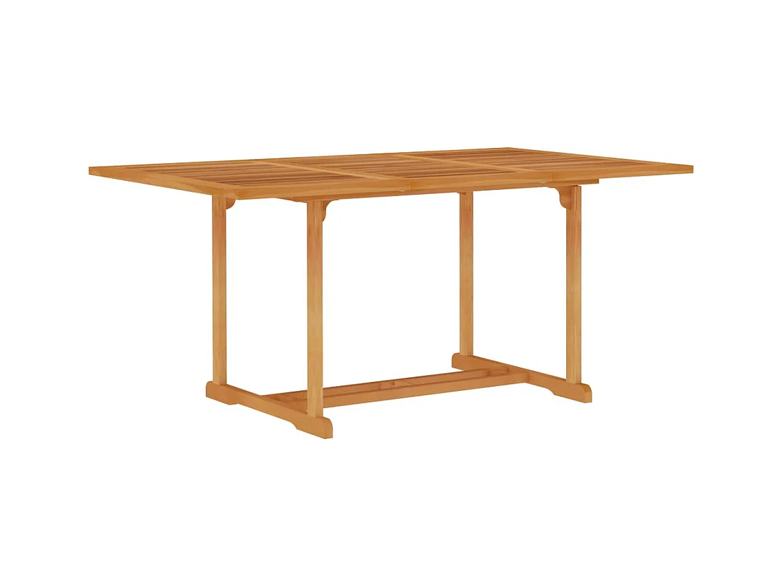 Arda  Conjunto de comedor de jardín 7 piezas madera maciza de teca