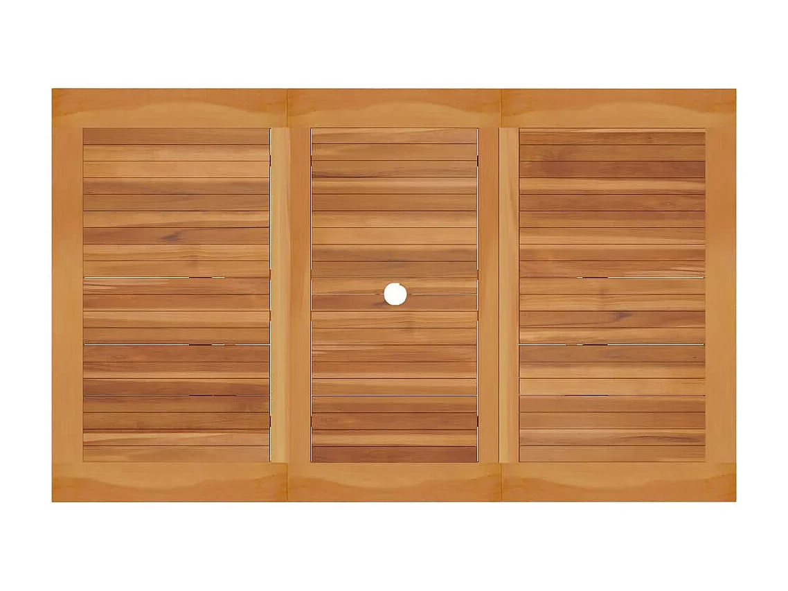 Arda  Ensemble à manger de jardin 7 pcs Bois de teck massif