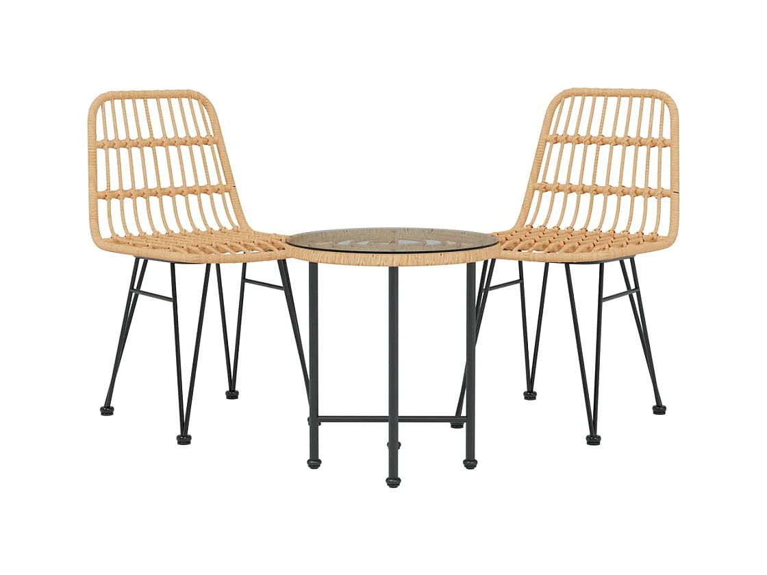 Sophie-Annick  3-delige Tuinset poly rattan