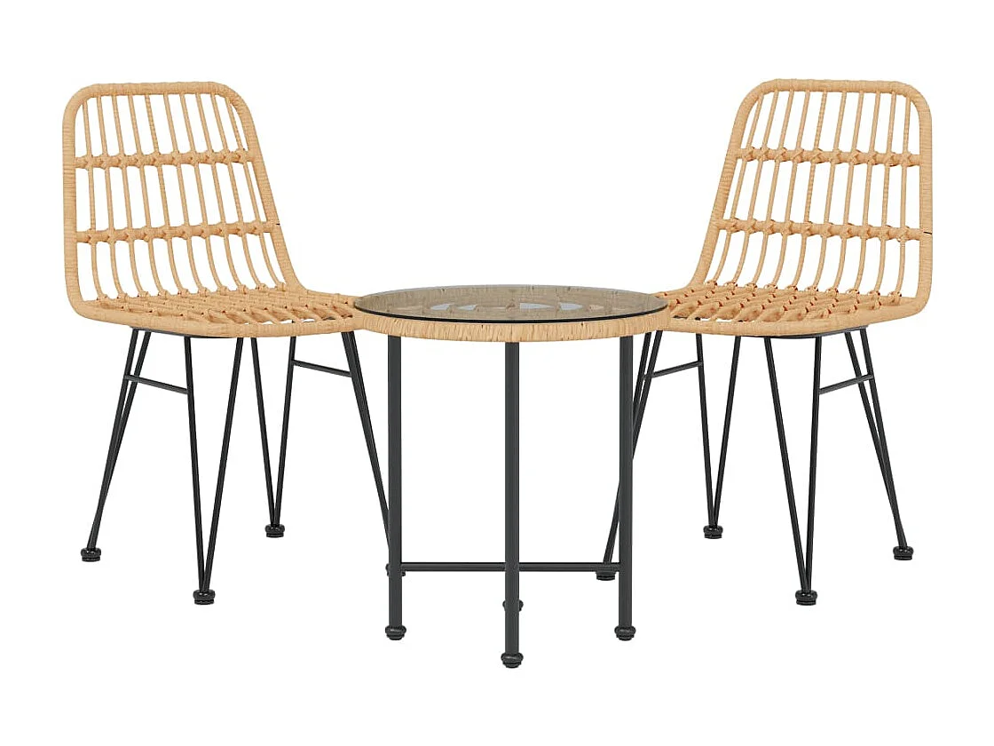 Sophie-Annick  3-delige Tuinset poly rattan