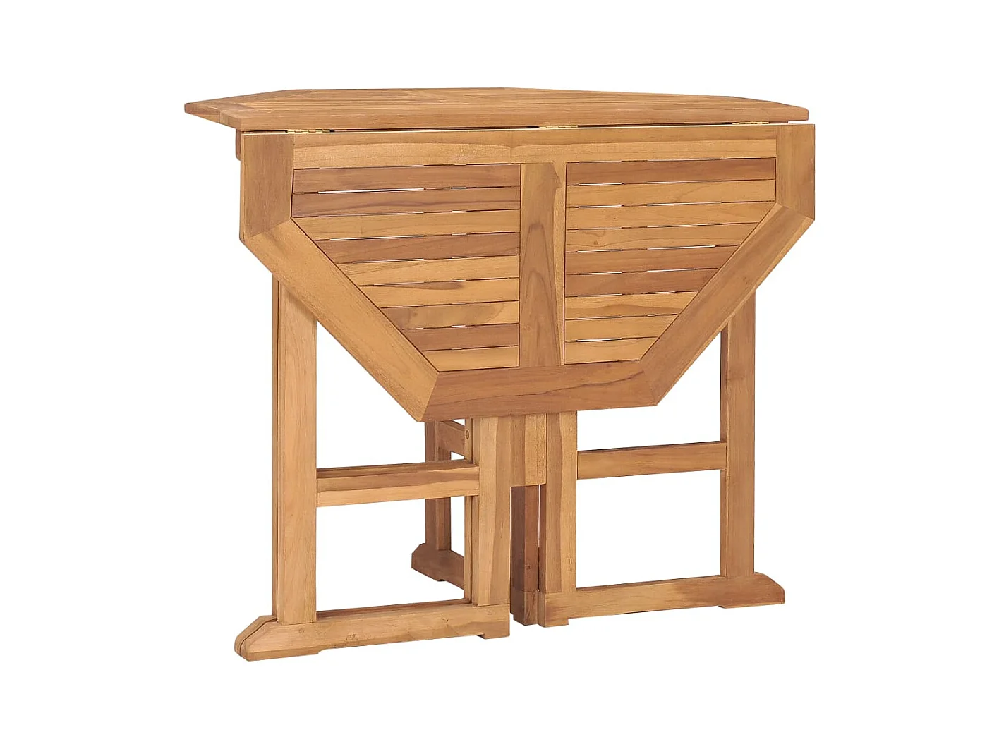 Glabbeek  5-delige Tuinset inklapbaar massief teakhout