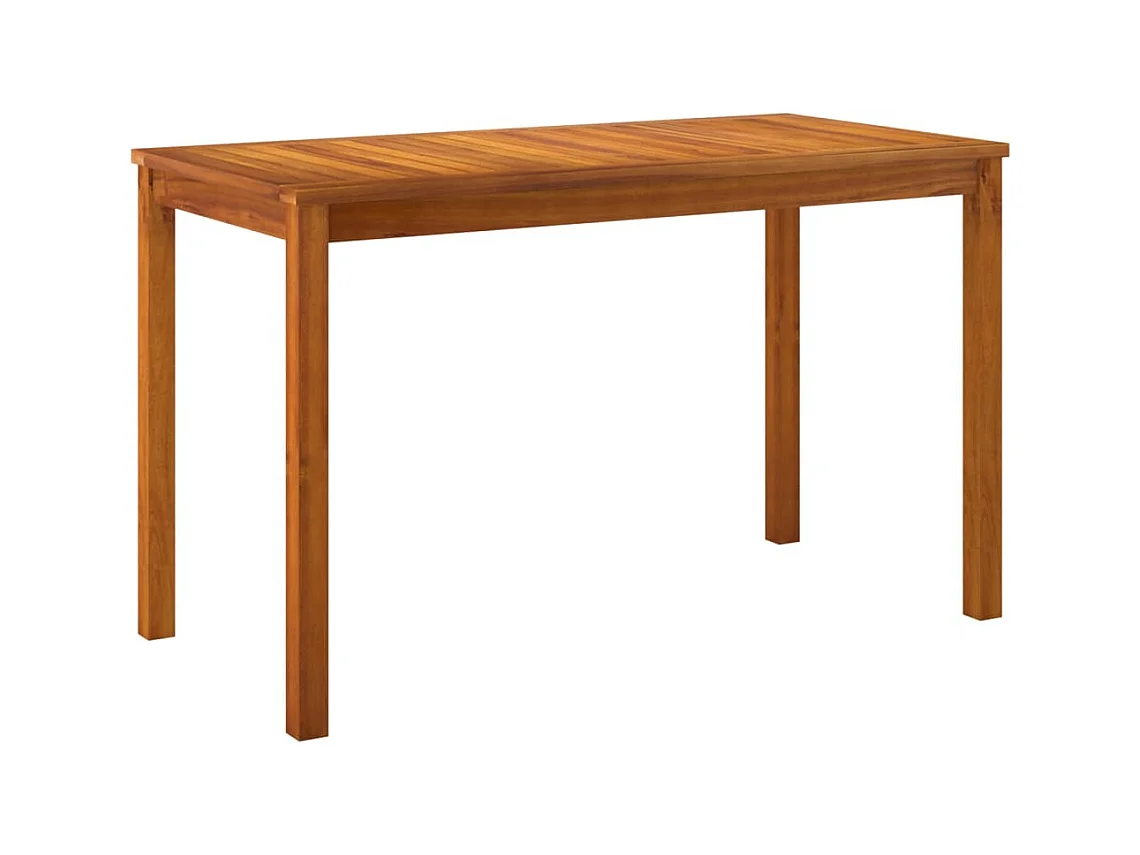 Kaustinen  Ensemble à manger de jardin 3 pcs et coussins Acacia solide