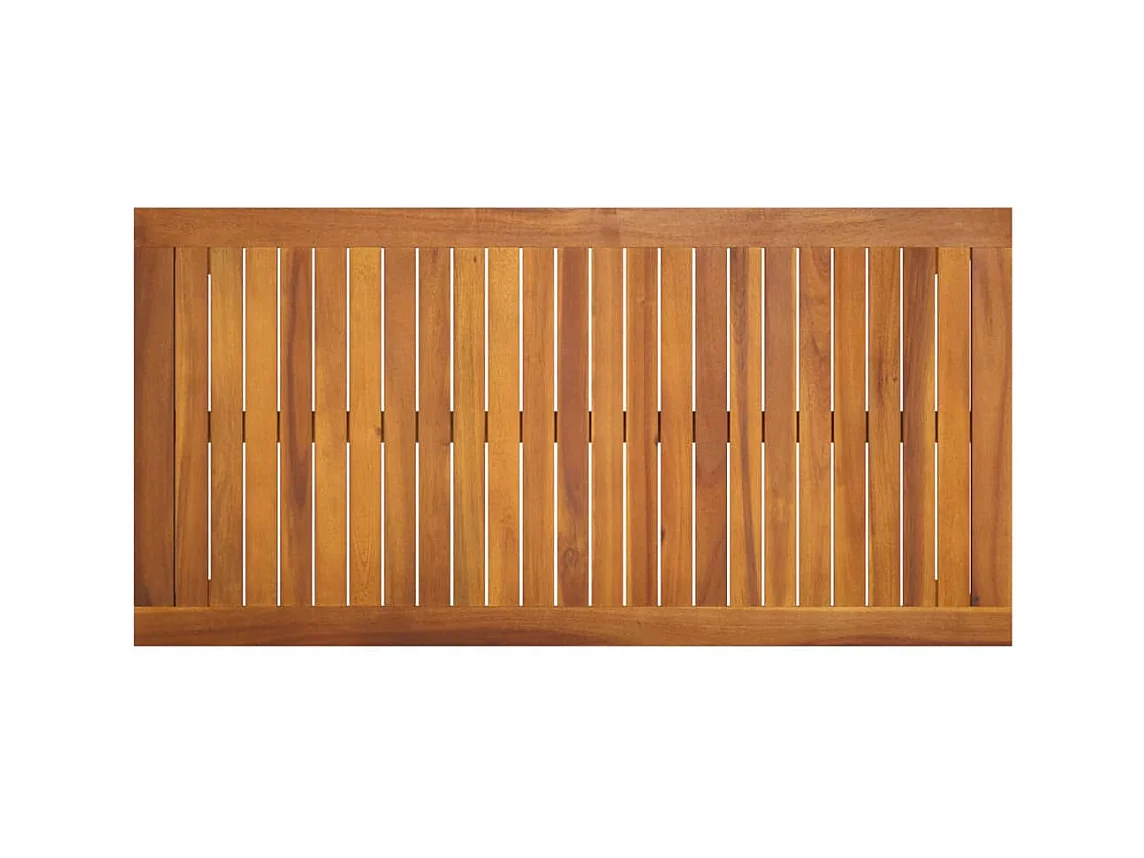 Kaustinen  Ensemble à manger de jardin 3 pcs et coussins Acacia solide