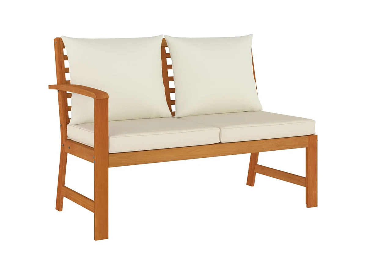 Talence  Ensemble à manger de jardin 6 pcs avec coussins Bois d'acacia