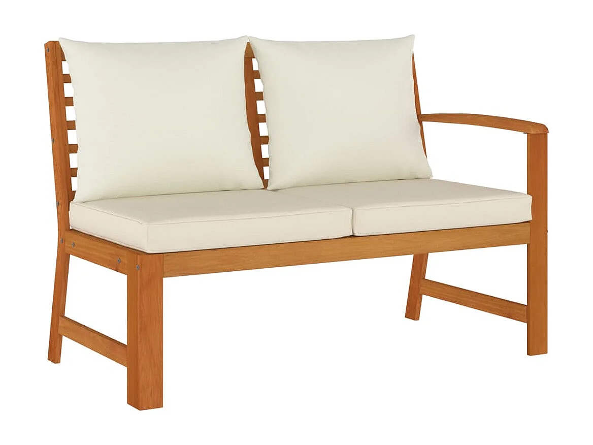 Talence  Ensemble à manger de jardin 6 pcs avec coussins Bois d'acacia