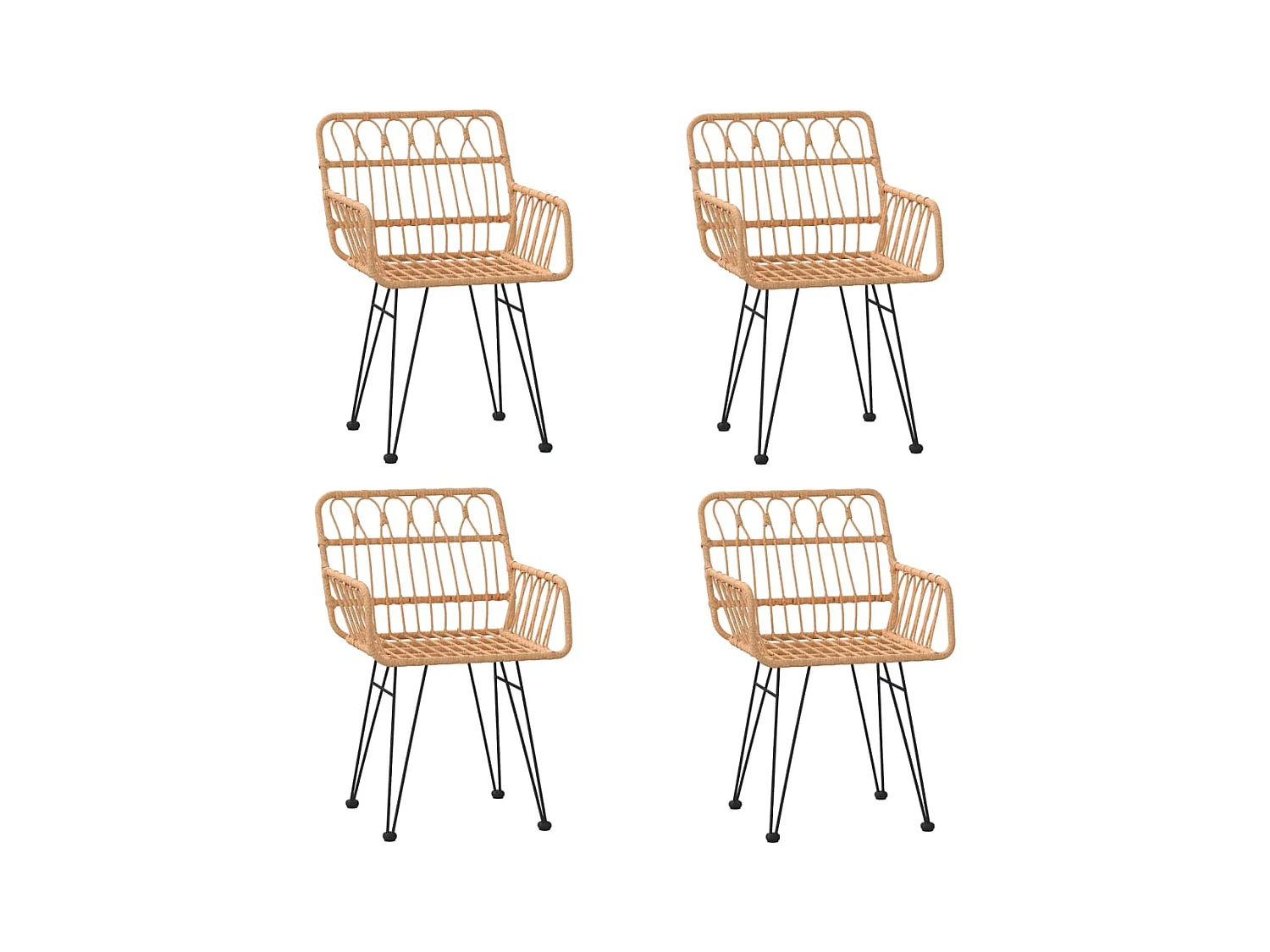 Arkadelphia  5-delige Tuinset poly rattan