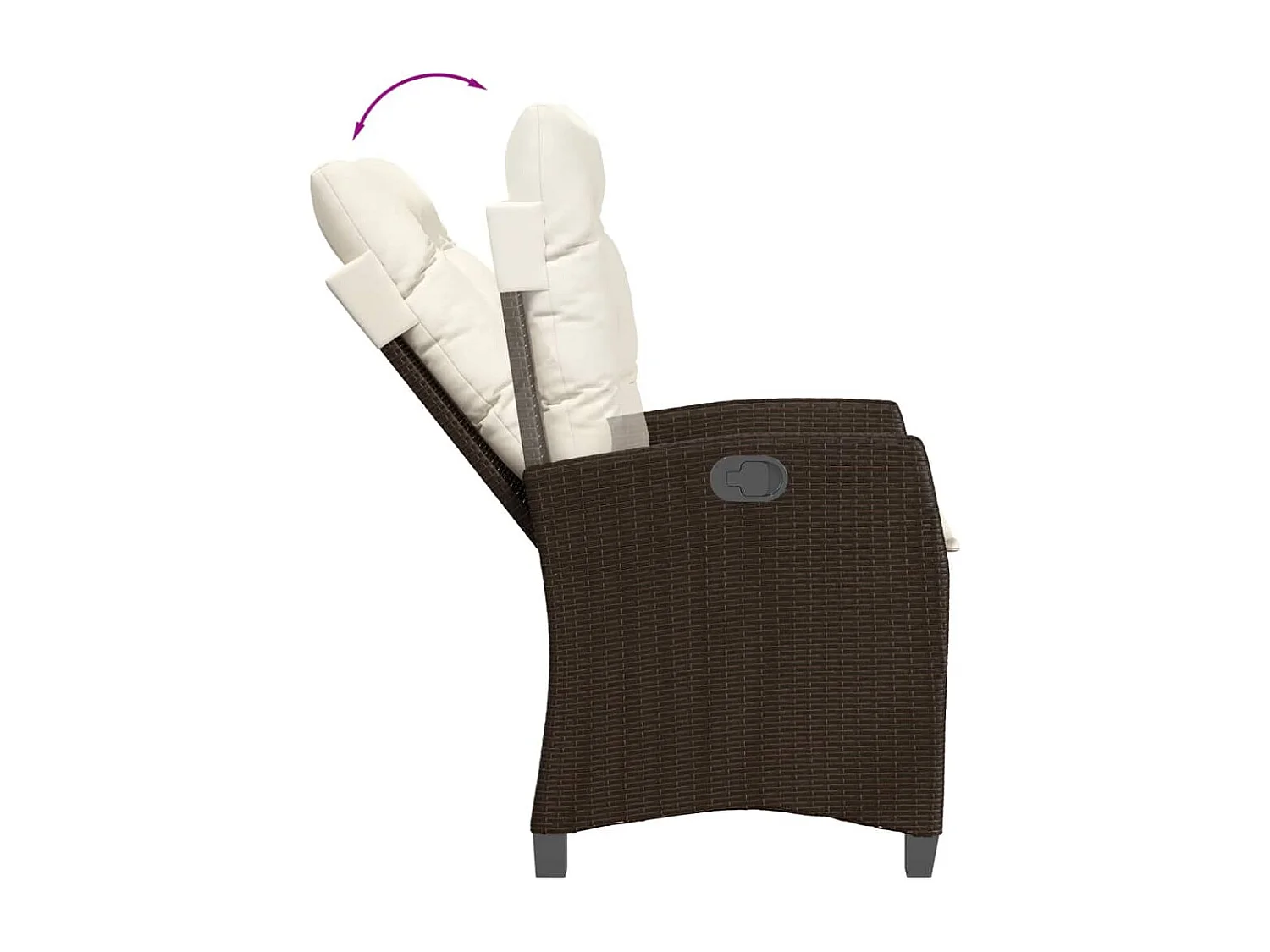 Bryndra  9-delige Tuinset met kussens poly rattan bruin