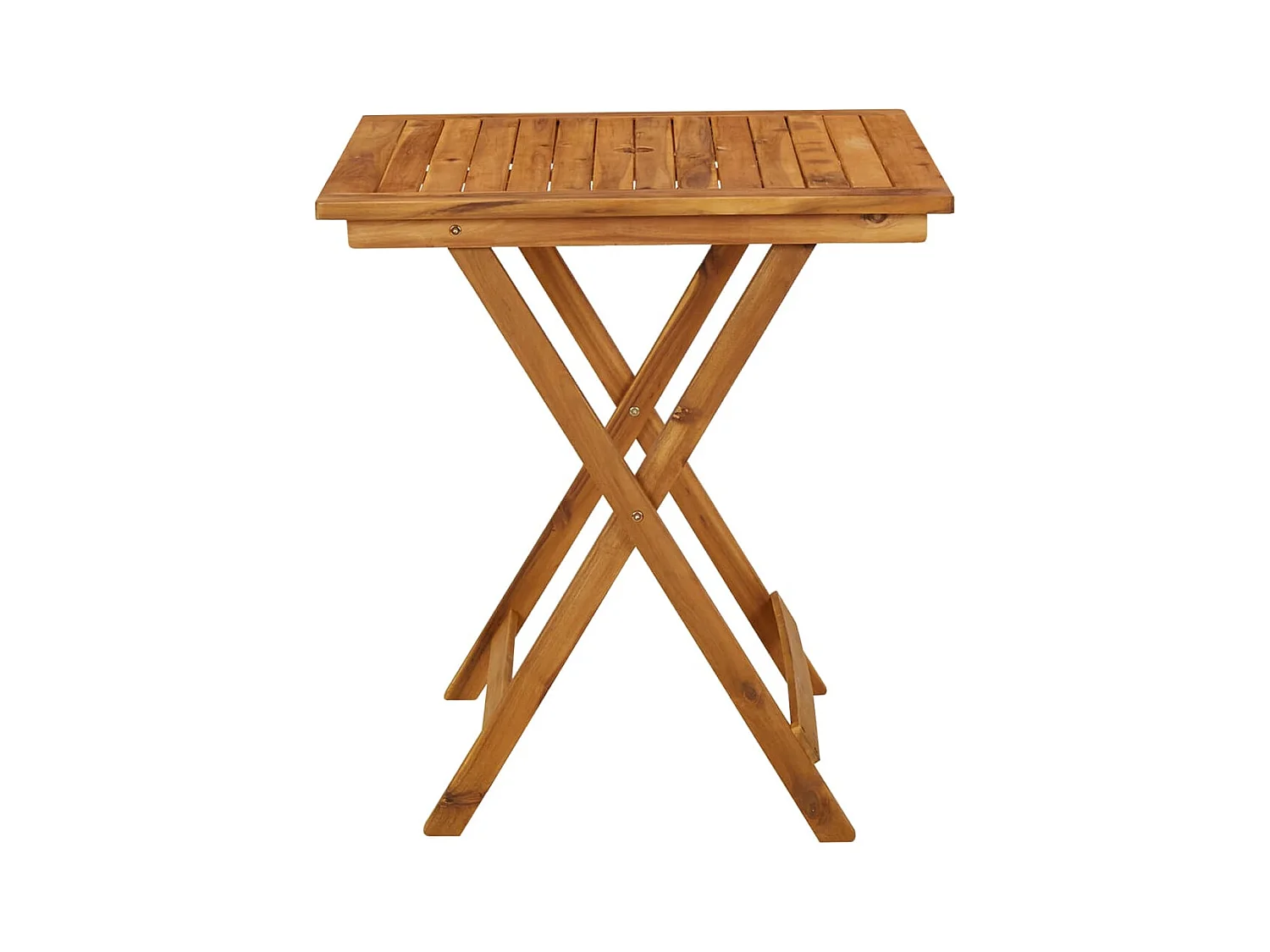 Aghaboe  Ensemble à manger de jardin pliable 3 pcs Bois d'acacia solide