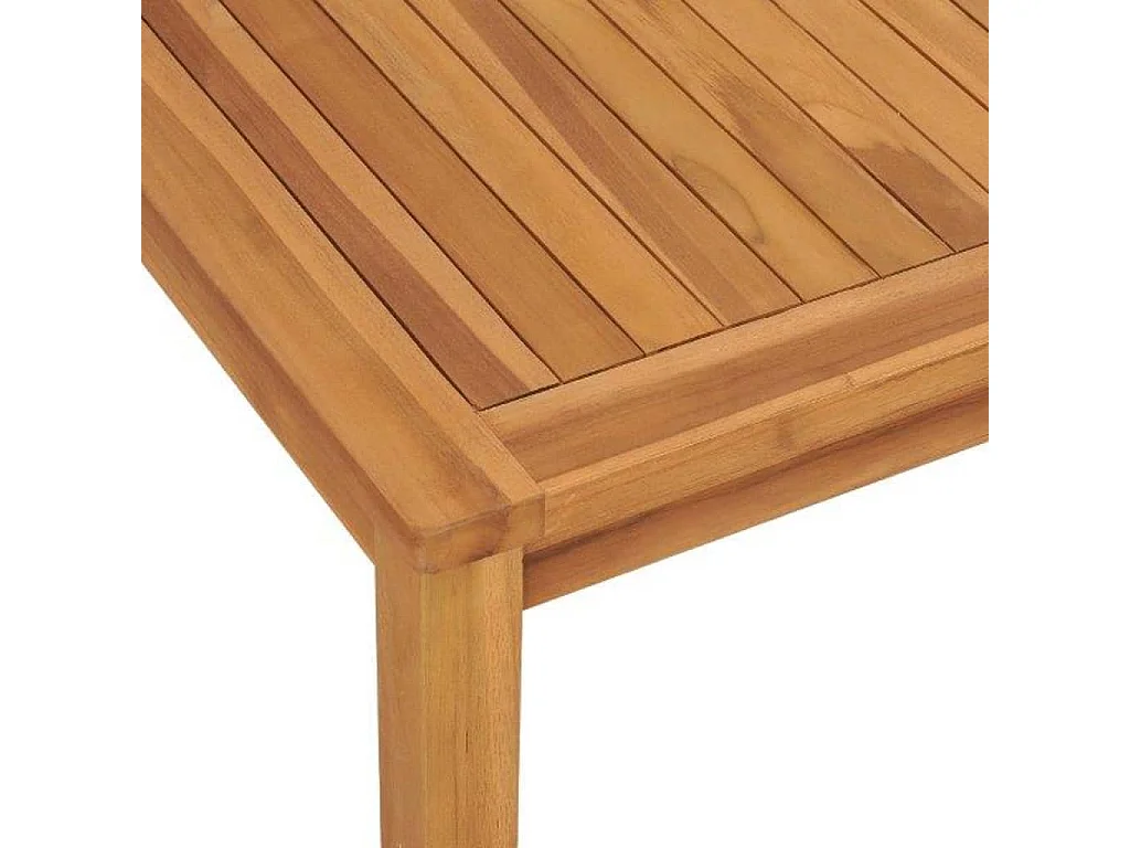 Uldum  Ensemble à manger de jardin 3 pcs Bois de teck massif