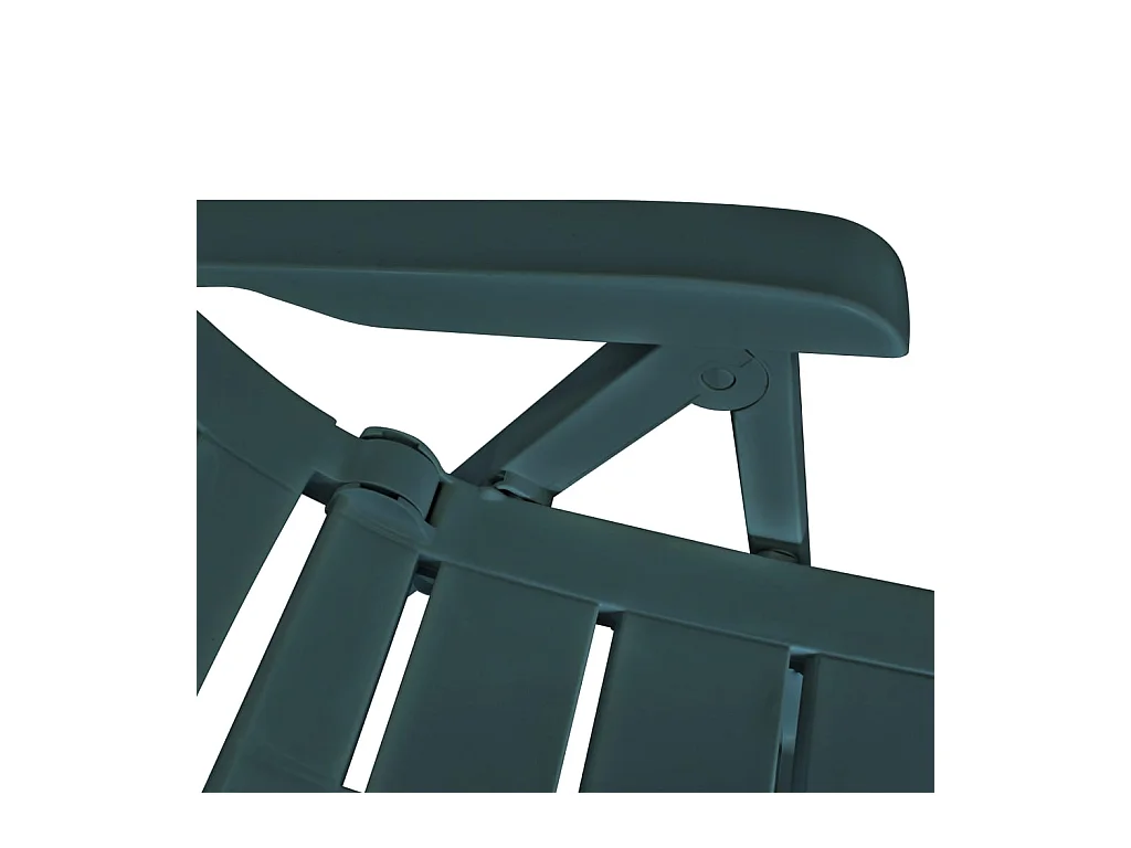 Raaf  Ensemble à manger d'extérieur 5 pcs Plastique Vert