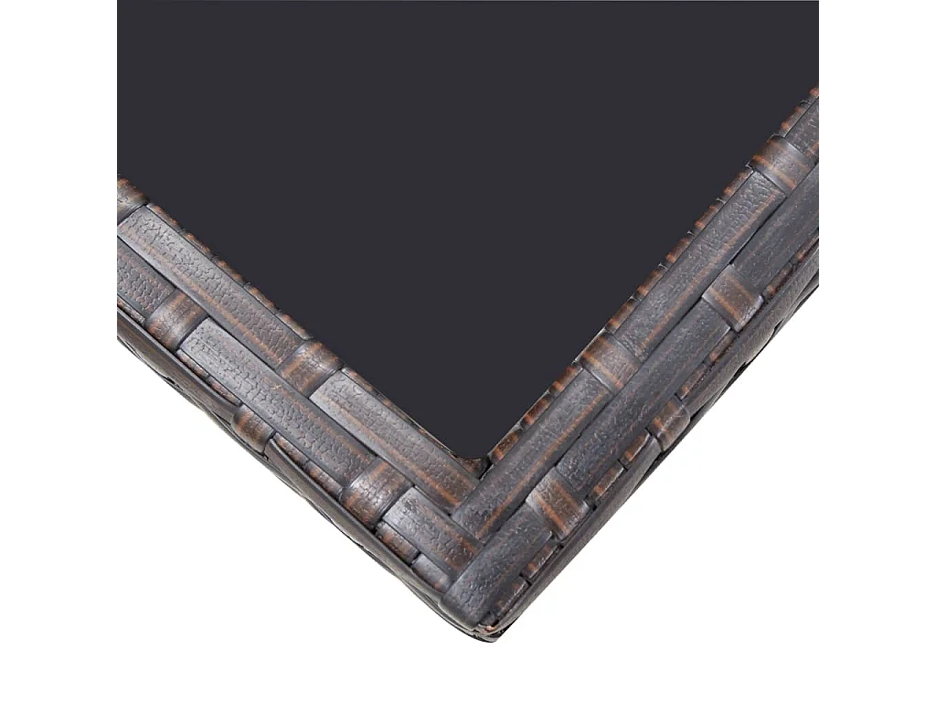 Chenoa  Ensemble à manger d'extérieur et coussins 13 pcs Résine tressée