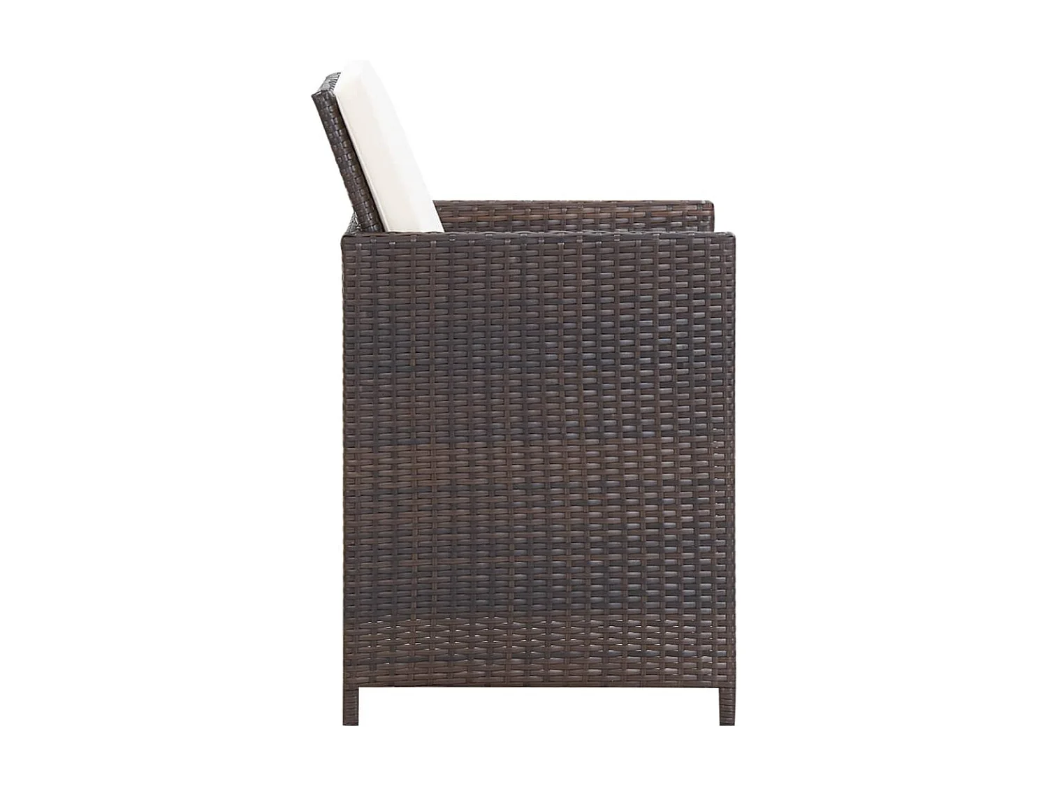 Chenoa  Ensemble à manger d'extérieur et coussins 13 pcs Résine tressée