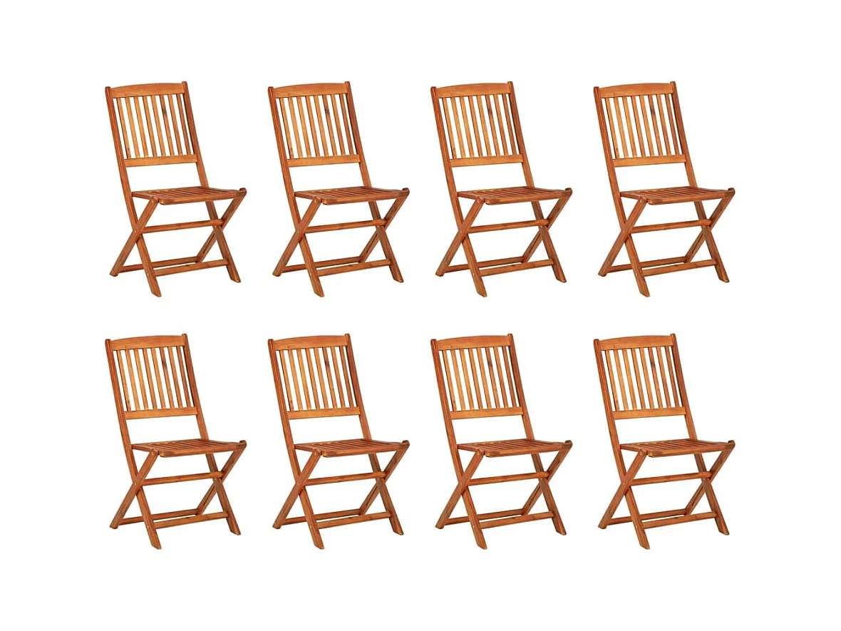 Sint-Gillis-Waas  Ensemble à manger de jardin 9 pcs bois massif d'acacia