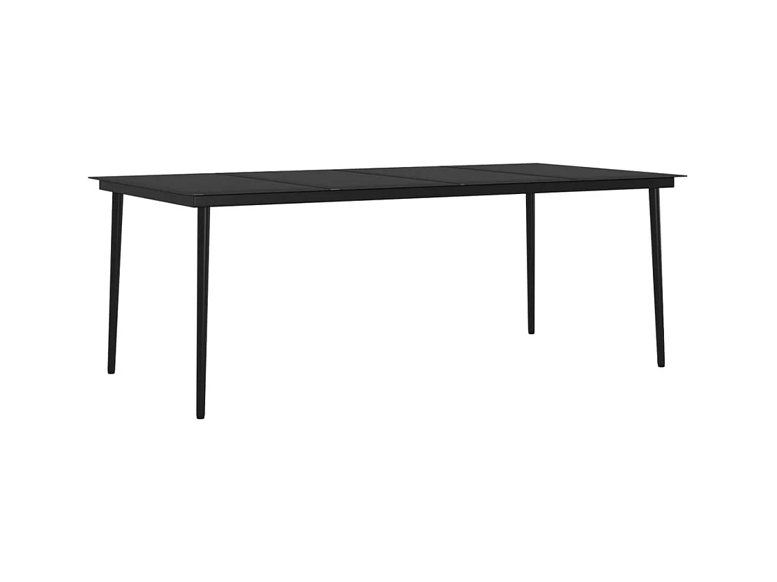 Cesarino  9-delige Tuinset met kussens grijs en zwart