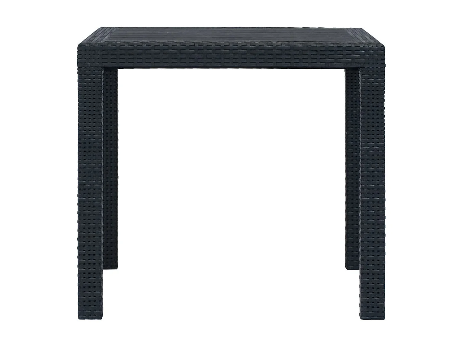 Nathan Paul  Ensemble à manger d'extérieur 5 pcs Plastique Aspect de rotin