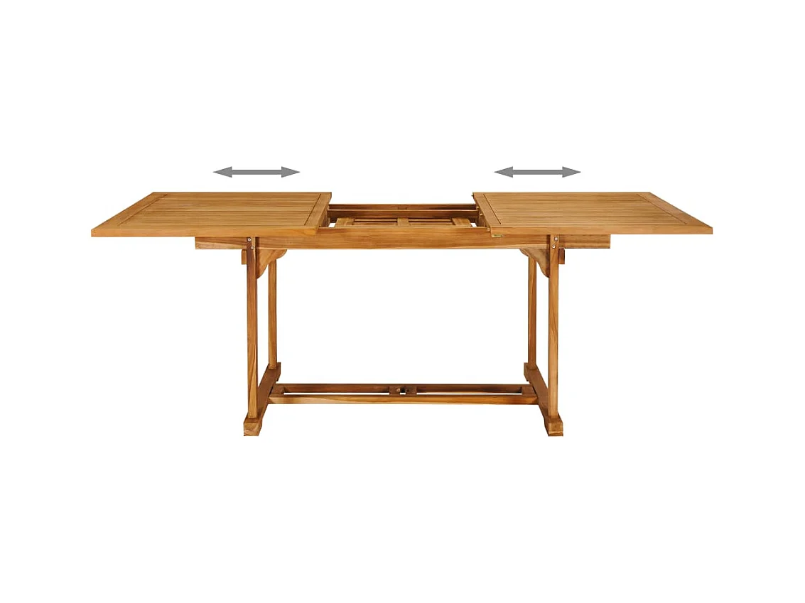 Ray Alan  Ensemble à manger de jardin 7 pcs Bois de teck massif