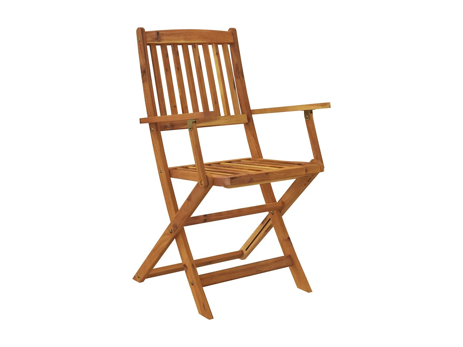 Elviira  Ensemble à manger d'extérieur pliable 7pcs Bois d'acacia solide