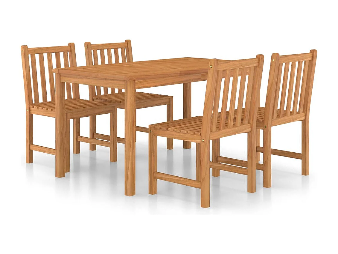 Prolenta Premium -  5-delige Tuinset massief teakhout