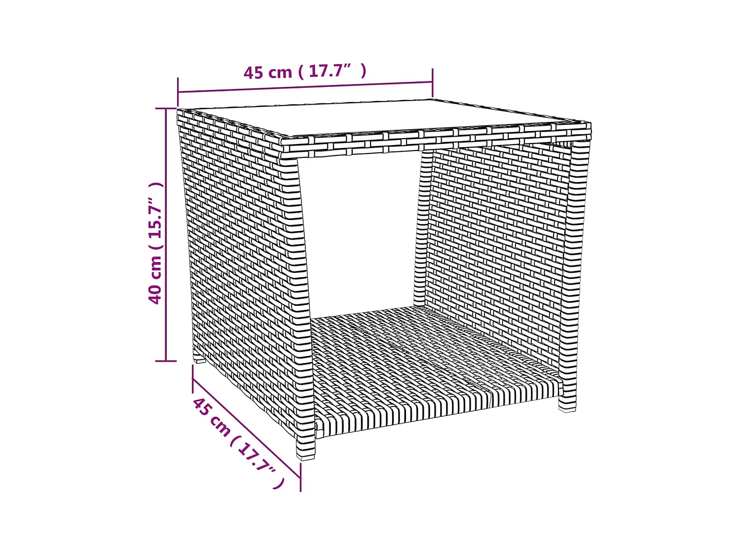 Philippe-Alexis  Ensemble à manger de jardin 3 pcs coussins gris résine tressée