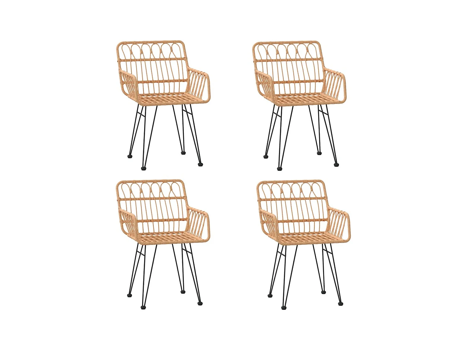 Arkadelphia  5-delige Tuinset poly rattan