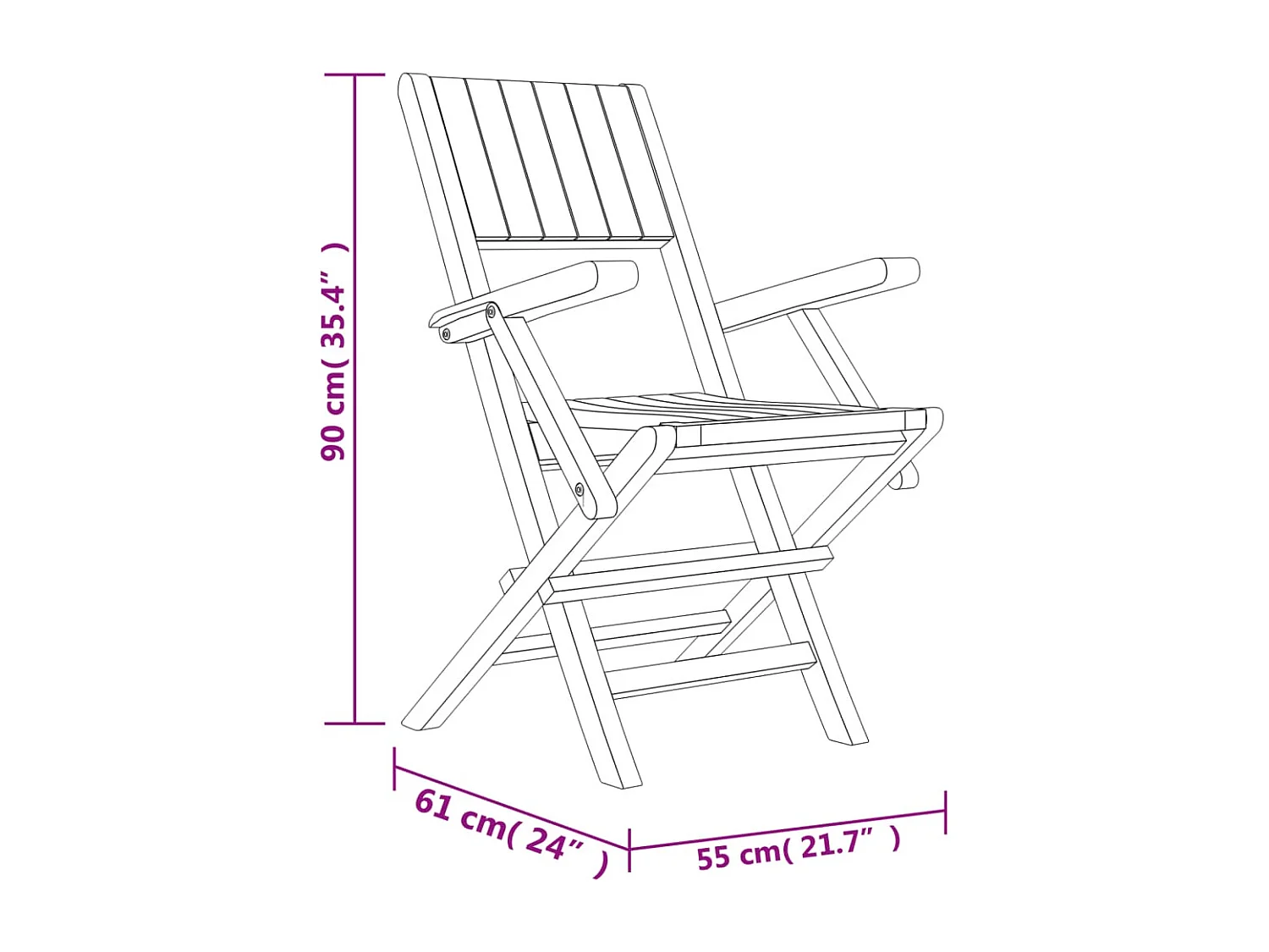 Atherton  Ensemble à manger de jardin 5 pcs Bois de teck massif