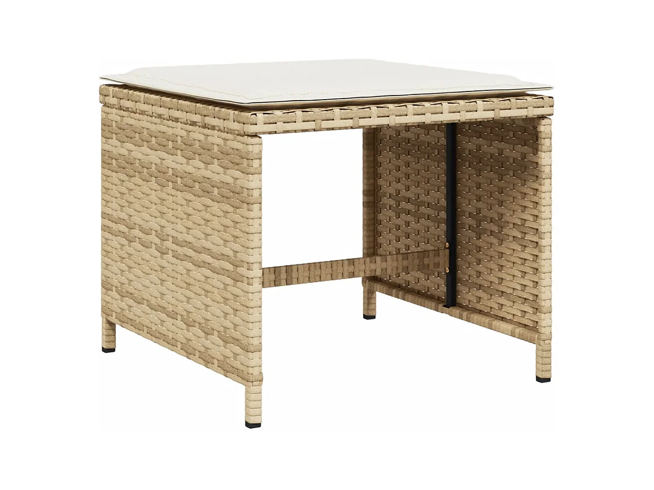 Zenn  13-delige Tuinset met kussens poly rattan beige