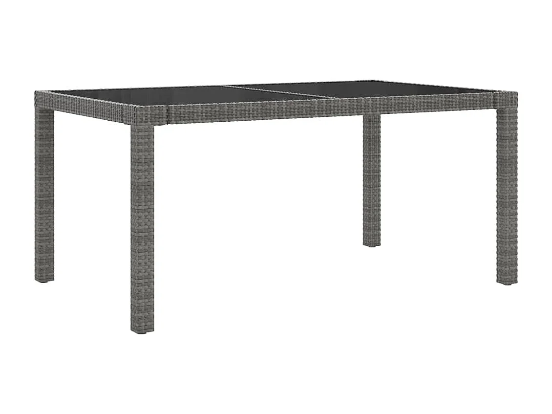 Garden Furniture -  Ensemble à manger d'extérieur 7 pcs et coussins Résine tressée