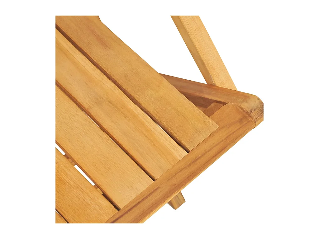Zeki  Ensemble à manger de jardin 5 pcs Bois de teck massif