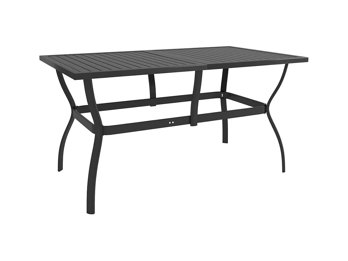 Berg en Dal  Ensemble à manger de jardin 5 pcs textilène et acier