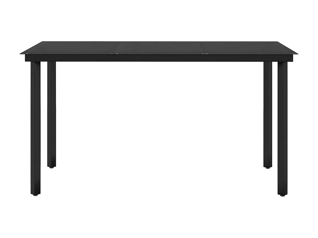 Zevrik  Ensemble à manger de jardin et coussins 7 pcs Marron